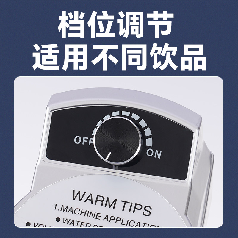 不锈钢双头奶昔机商用奶茶店大功率料理果汁打奶泡机碎冰搅拌机