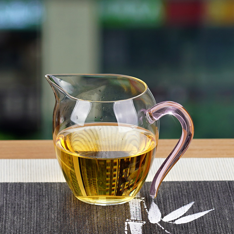 公道杯玻璃加厚匀杯大号耐热高温透明功夫茶具茶道配件分茶器茶海