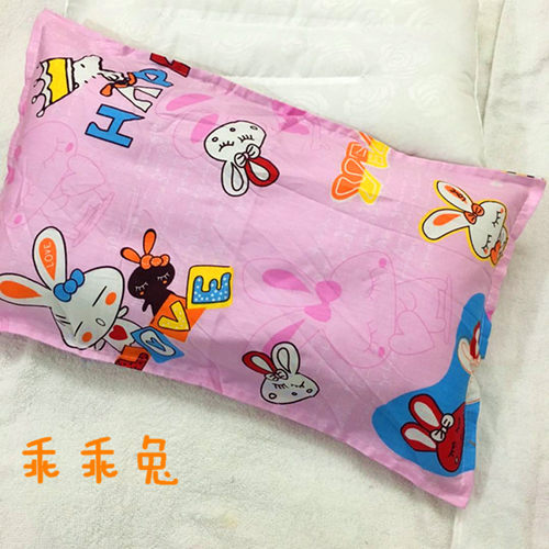 儿童纯棉卡通可爱枕套30x50 35x50 40x60cm宝宝幼儿园枕套一对