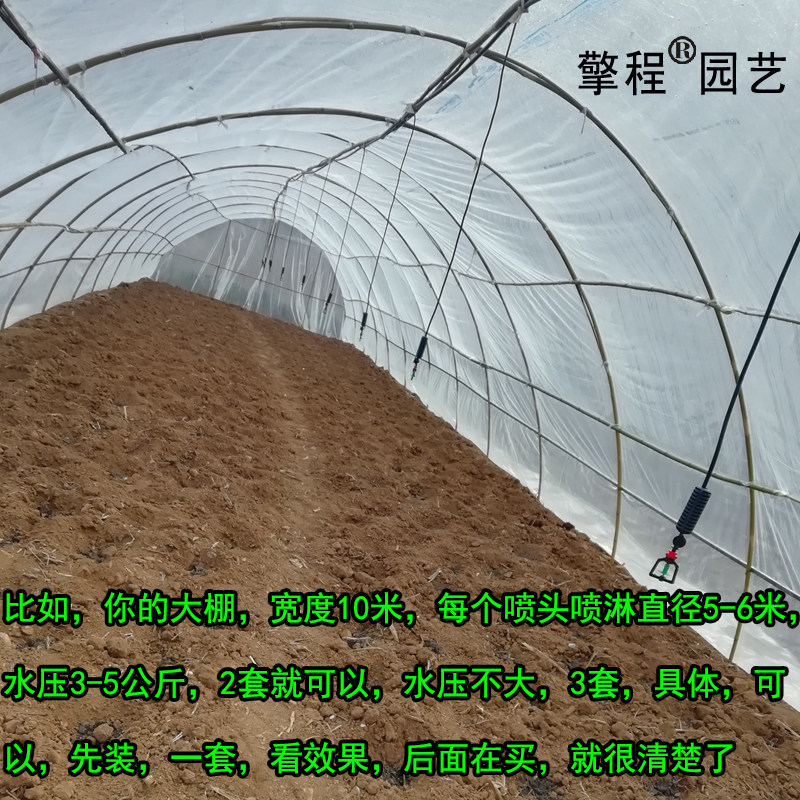 农业灌溉大棚自动浇水喷雾喷淋系统蔬菜打药喷灌设备洒水喷头设备