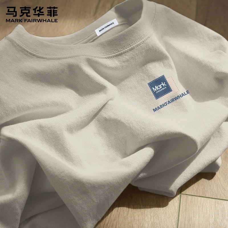 马克华菲男士长袖t恤纯棉男款
