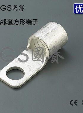 国赛CB100-10无绝缘套方形端子紫铜接线端子铜鼻环保SGS认证 50只
