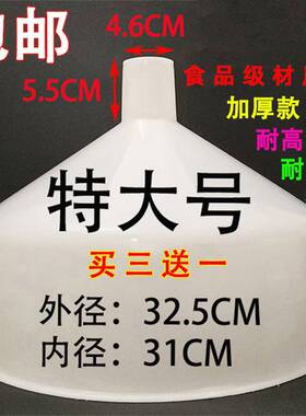 磨浆机料斗进料口豆腐机配件磨浆机进料斗磨浆机配件塑料漏斗