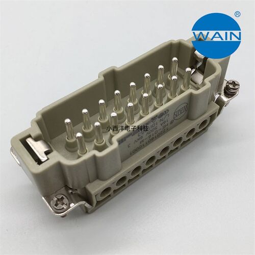 HE-016-M WAIN唯恩重载连接器 16针16A矩形航空插头维恩500V 哈丁