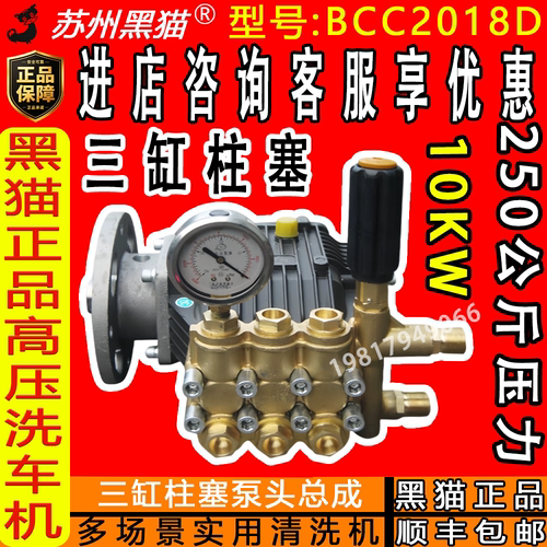 苏州黑猫BCC2018D三缸柱塞泵头