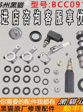 苏州黑猫BCC0917C泵头维修包商用洗车机清洗机水封易损修理配件