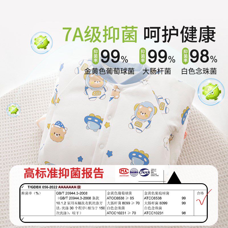 【恒温棉】婴儿冬装连体衣服宝宝加厚棉服春秋冬季新生婴幼儿夹棉