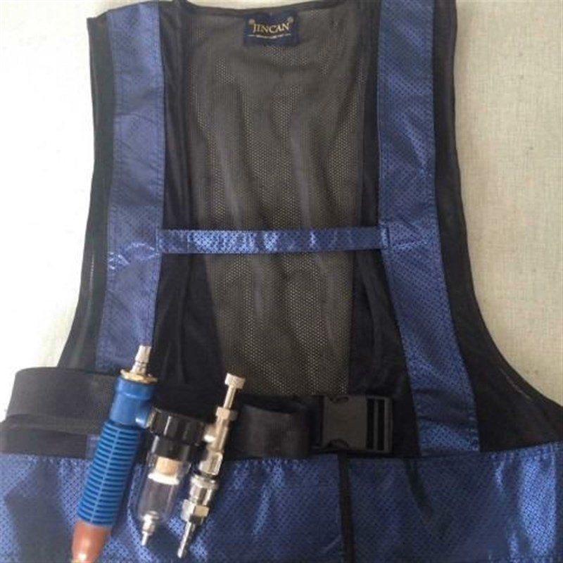 夏天高温防暑降温空调背心电焊工马甲制冷涡流器衣服工地空调衣