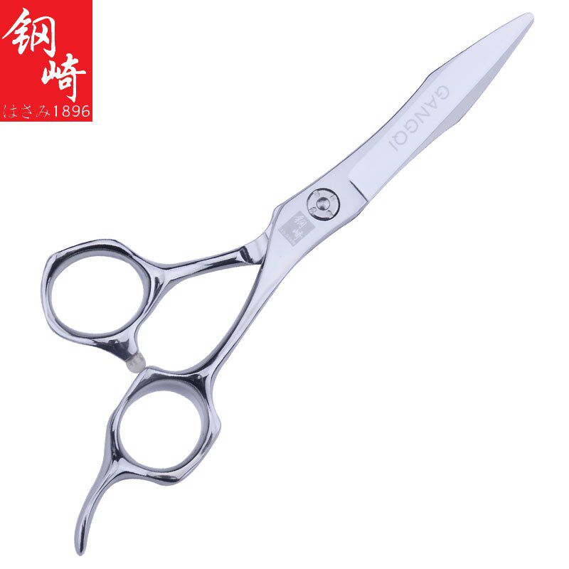钢崎6寸综合美发剪刀平剪干湿两用理发剪刀发型师专用平剪子专业