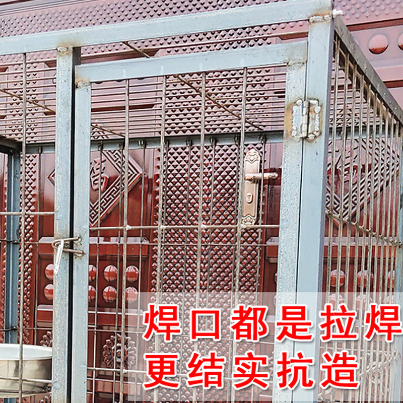 狗笼子大型犬加粗加厚德牧马犬耐咬实心钢筋狗场狗笼大型定做包邮