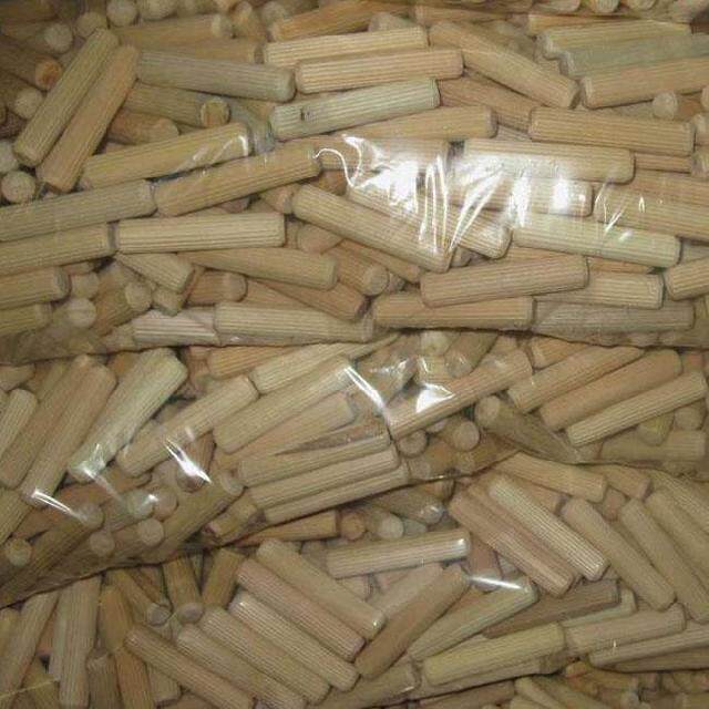 国标 10*100mm圆木榫 斜纹 木塞木棒木钉木肖家具门板楼梯连接件