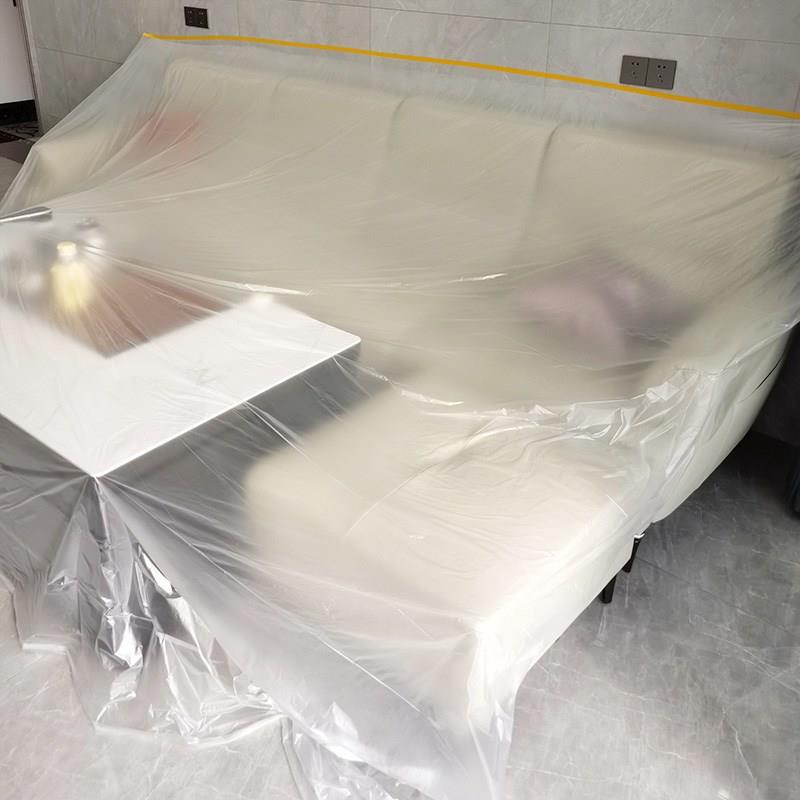 家具防尘罩装修防尘塑料膜户外保护膜衣柜沙发学生宿舍透明防尘膜