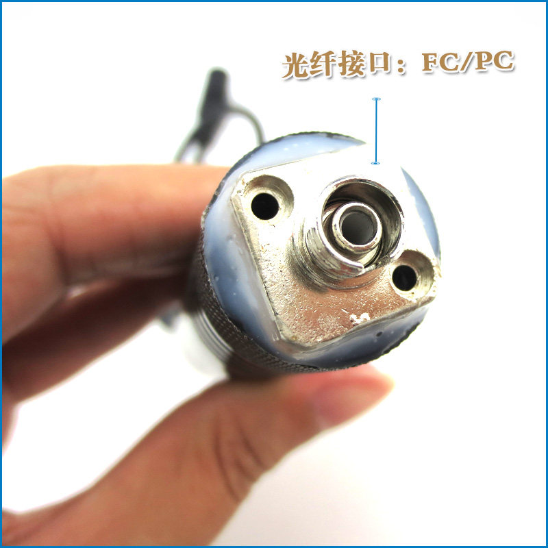 532nm200mw绿光光纤耦合激光器 绿色点状激光镭射灯头多模FC接口
