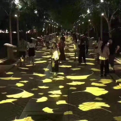 广告投影灯logo射灯商铺门口地面旋转led投射灯门头招牌带字定制