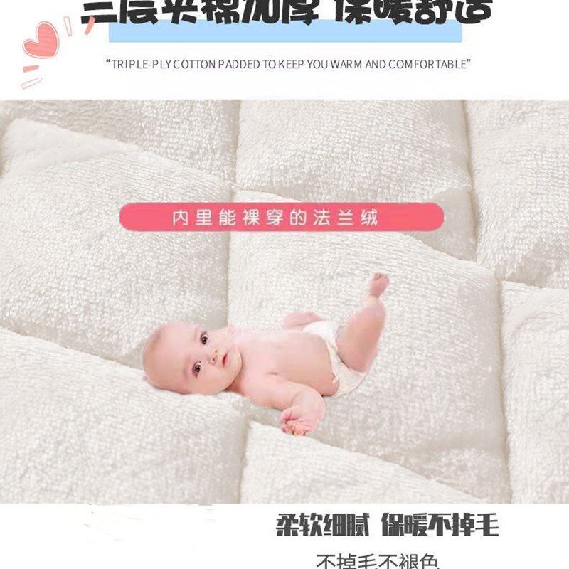 冬季睡衣男童法兰绒三层夹棉加厚小孩宝宝套装珊瑚绒儿童家居服23