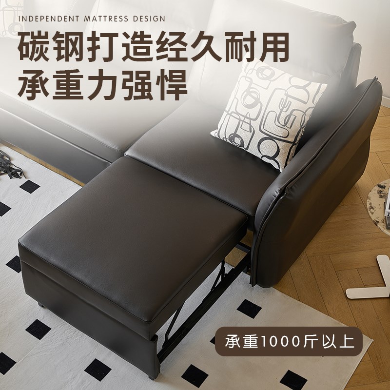 高端沙发床折叠两用2025新款小户型多功能客厅不占地方的贵妃转角