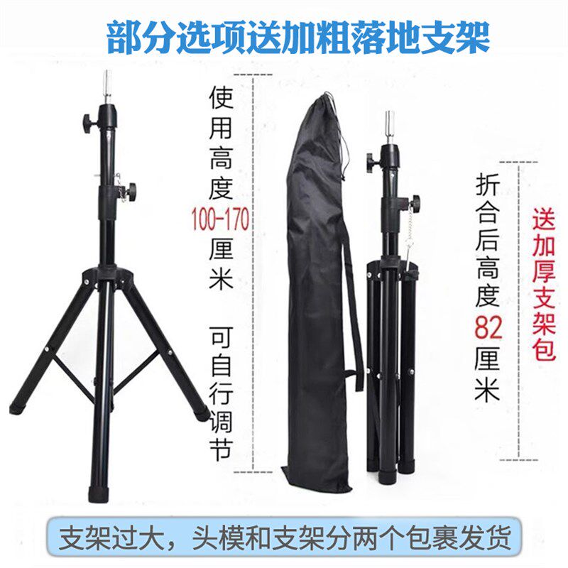 美发头模全真发公仔头理发店学徒练习剪发模特头可烫染造型假人头