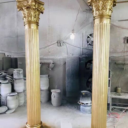 新款婚庆大罗马柱道具路引大型欧式玻璃钢罗马柱婚礼橱窗家居装饰