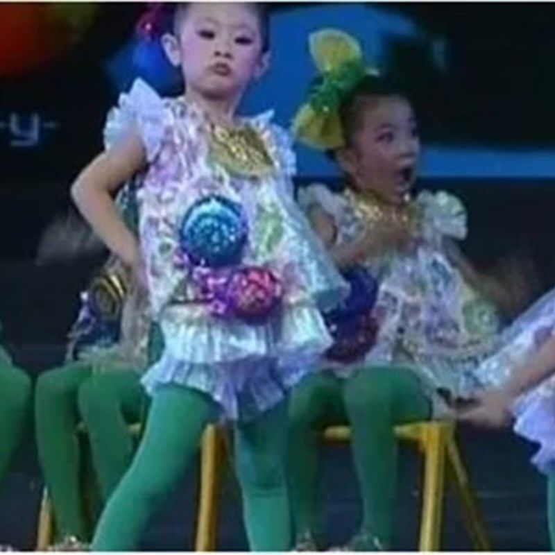 六一儿童节小荷风采我爱吃蔬菜舞蹈服我爱吃水果幼儿舞台装演出服