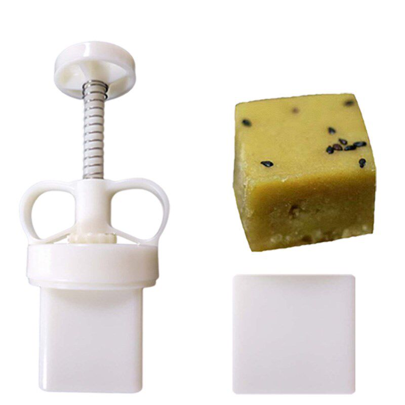20 30克手压式可调厚薄方形绿豆糕冰糕冰皮月饼模家用DIY烘焙套装