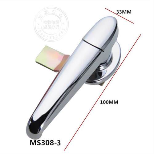 配电箱锁执手锁开关柜门锁电柜锁转舌ms30823带把手开关柜锁