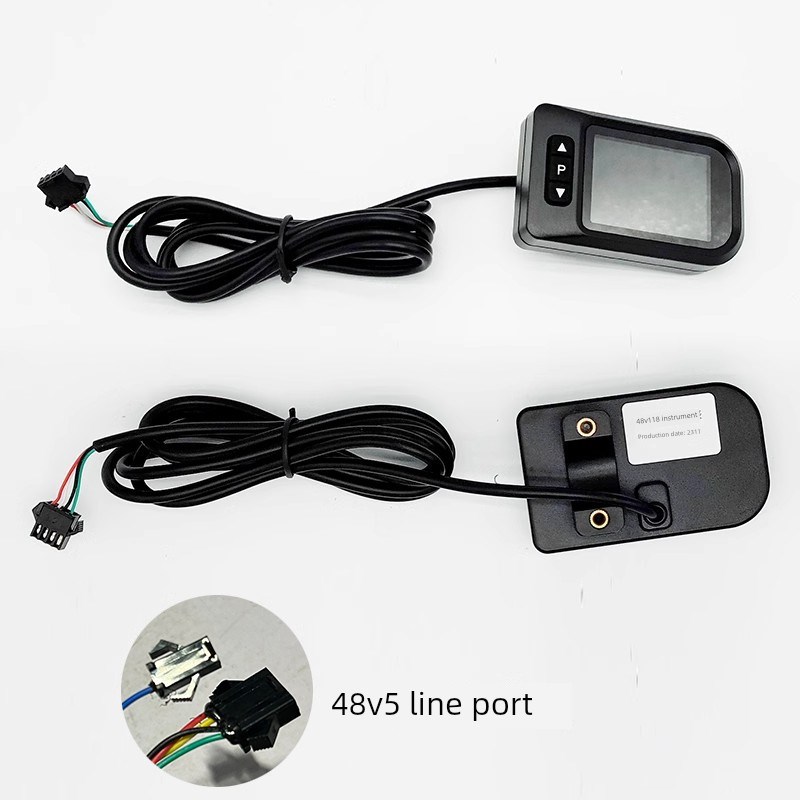 代驾车电动车48v智能液晶仪表锂电池电量速度显示器码表总成改装