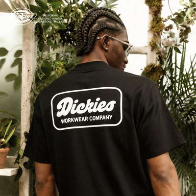 Dickies背后LOGO字母印花T恤