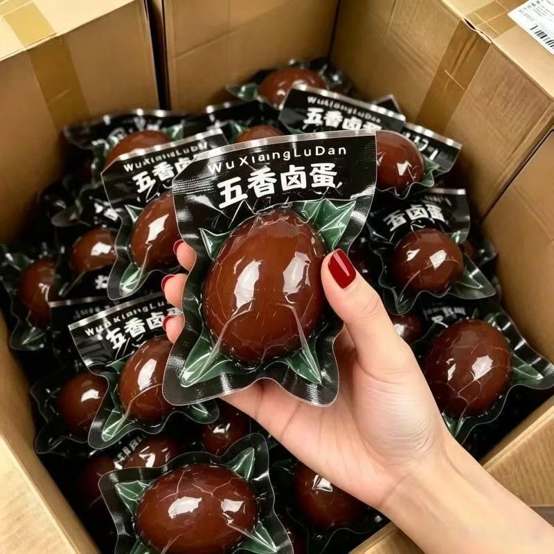 正宗乡巴风味卤蛋大个五香卤鸡蛋蜜汁去壳鸡蛋煮蛋学生代餐熟佬食
