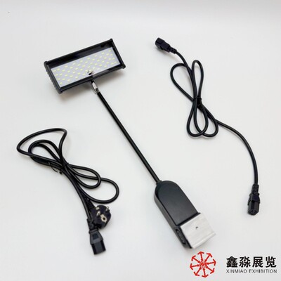 出口110V展览射灯 拉网展架LED21W串联长杆灯具 特装标摊展示专用