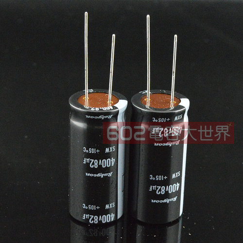 400v82uf红宝石18*40插件电源主板滤波SXW高频铝电解电容器rubyco