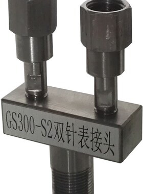 GS300-S2双针表接头 双针双管压力表检定专用接头