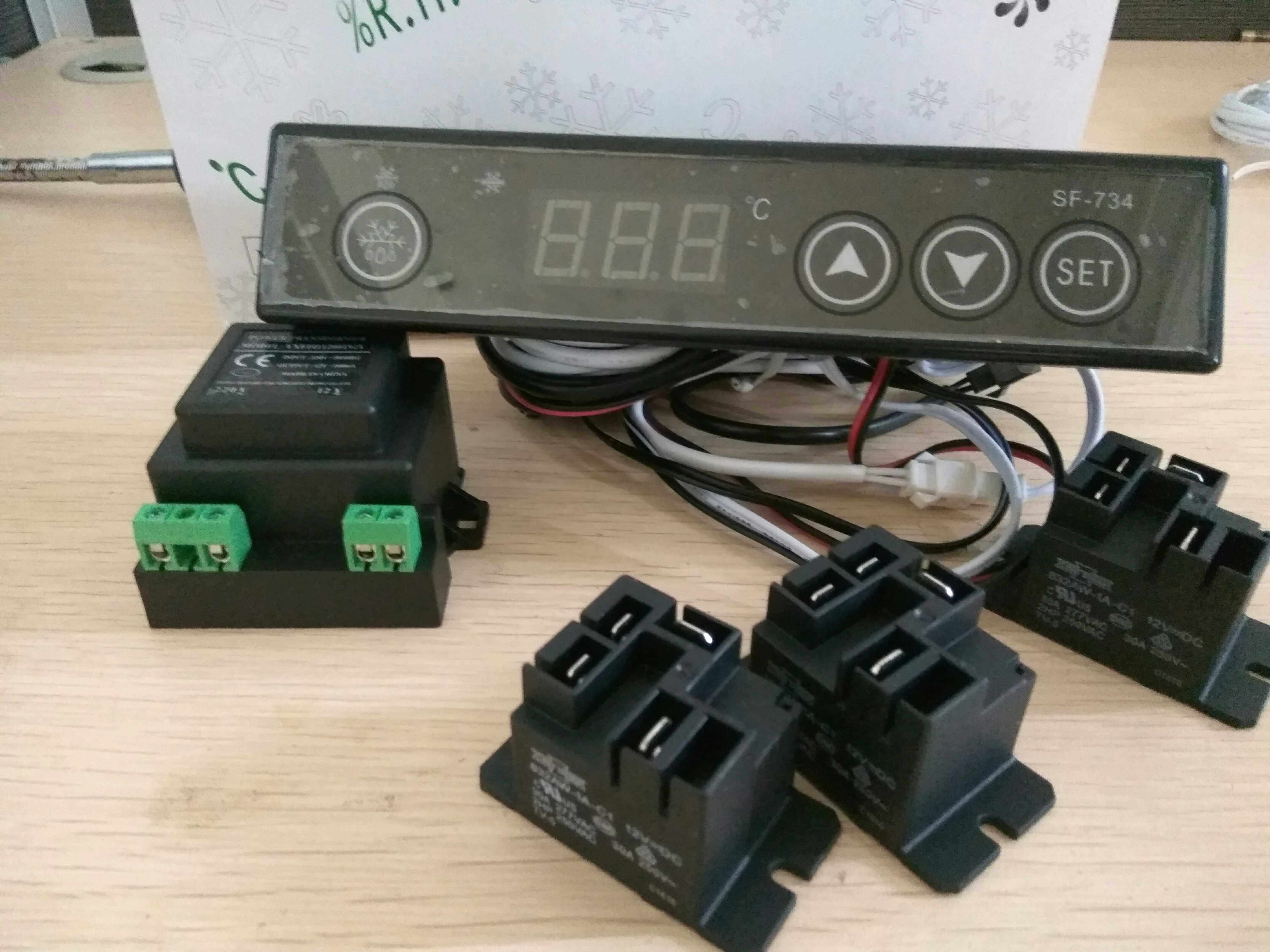 尚方SF-734雪冷柜展示柜冰箱数字显示温控仪触摸式温度控制器冰柜