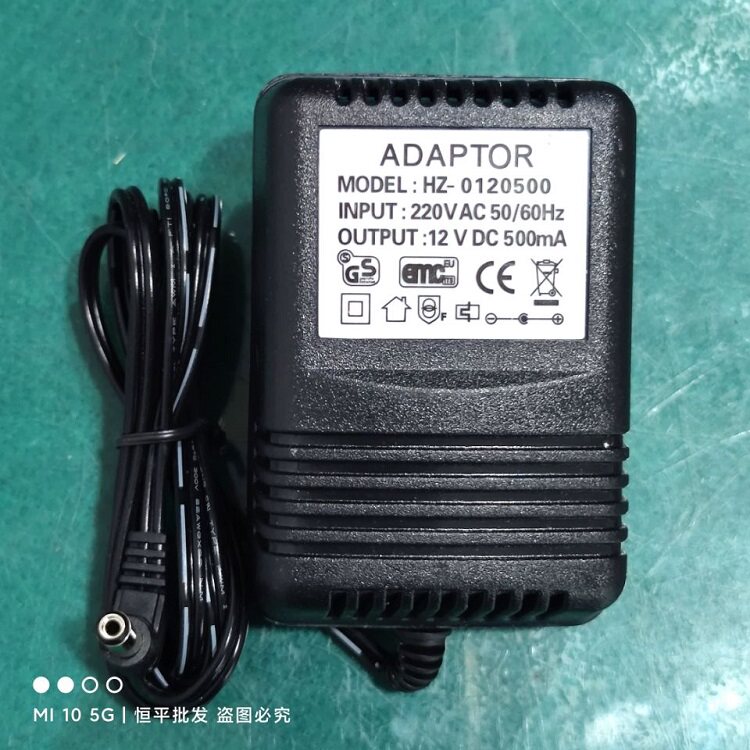 FA1004 2004电子分析天平电源线 充电器 电源适配器 12V/500mA