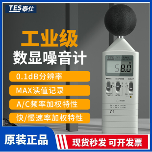 台湾泰仕原装正品TES1350A/1350R/1351B高精度噪音计声级计分贝仪