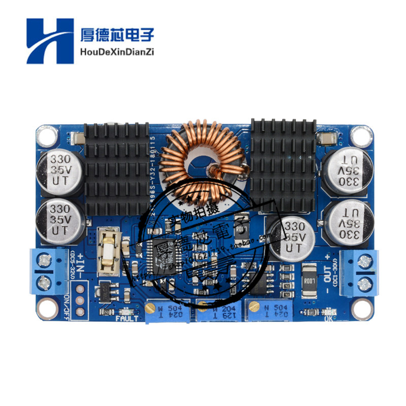 DCDC LTC3780自动升降压太阳能车载稳压恒压恒流电源模块超簿型