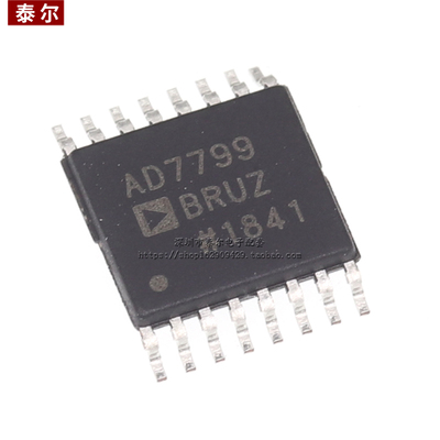 AD7799BRUZ 24位模数转换器 3通道 增量总和型 带放大器 TSSOP-16
