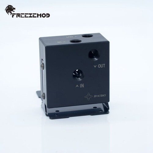 FREEZEMOD电脑水冷泵改装泵盖双路进出水PJ-PUMP-MX适用于SC1000