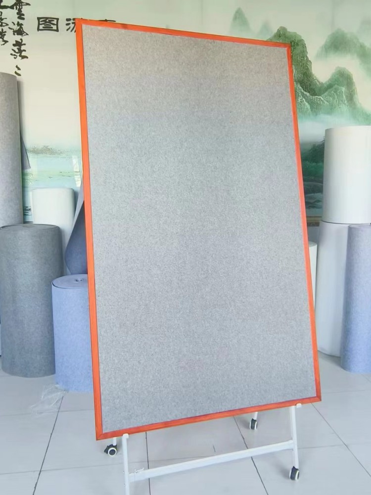 适用可移动吸磁性书画板贴毛毡磁力 铁性书法展示墙毡教学磁铁国