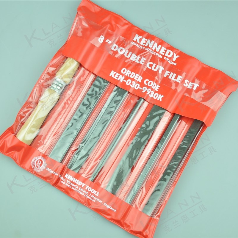 英国KENNEDY 8件套装钳工锉刀组KEN-030-9930K 克伦威尔工具