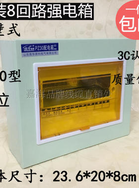 明装强电照明箱PZ30-4/6/8/10/12/15/18/20位回路配电强电布线箱