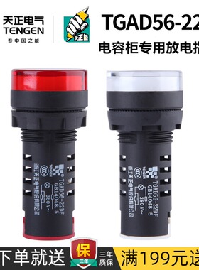 天正 TGAD1-22DFE无功补偿电容柜专用放电装置讯号指示灯220V380V