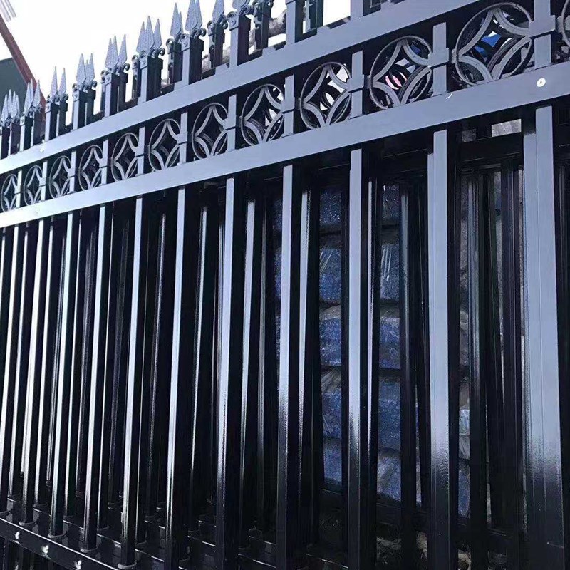 锌钢护栏铁艺围栏花园别墅庭院栏杆热镀锌栅栏厂区围墙厂家可定制