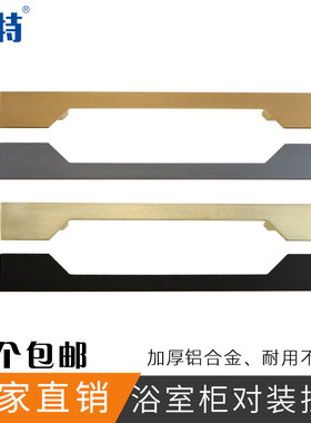 浴室柜对装拉手轻奢橱柜衣柜拉手现代简约档柜门抽屉柜子门把手