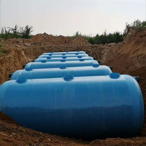 玻璃钢化粪池100立方化粪池地埋式加厚隔油池成品家X用60化类池