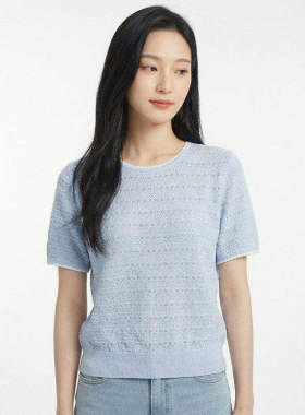 【大潘专享】夏季新品女装短袖【亚麻混纺】2N2087