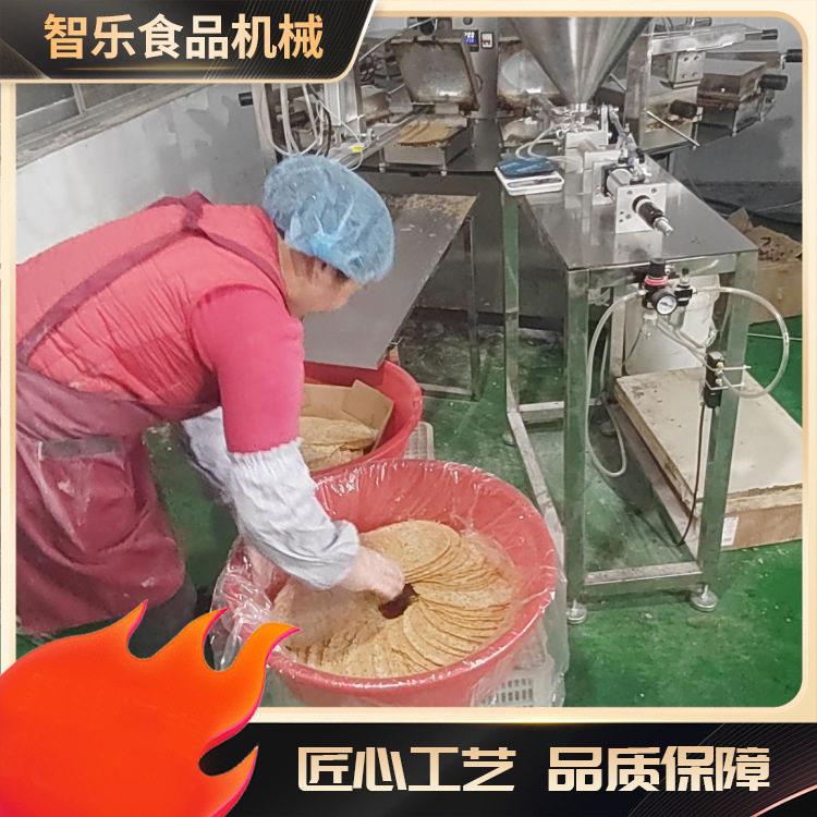 注糊焦饼机厂家焦馍小型机器脆饼机全自动烙馍机烤鸭饼机