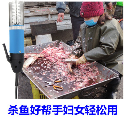 老工匠插电不锈钢刮刨刷杀鱼鳞机器工具电动全自动手剥笋神器防水