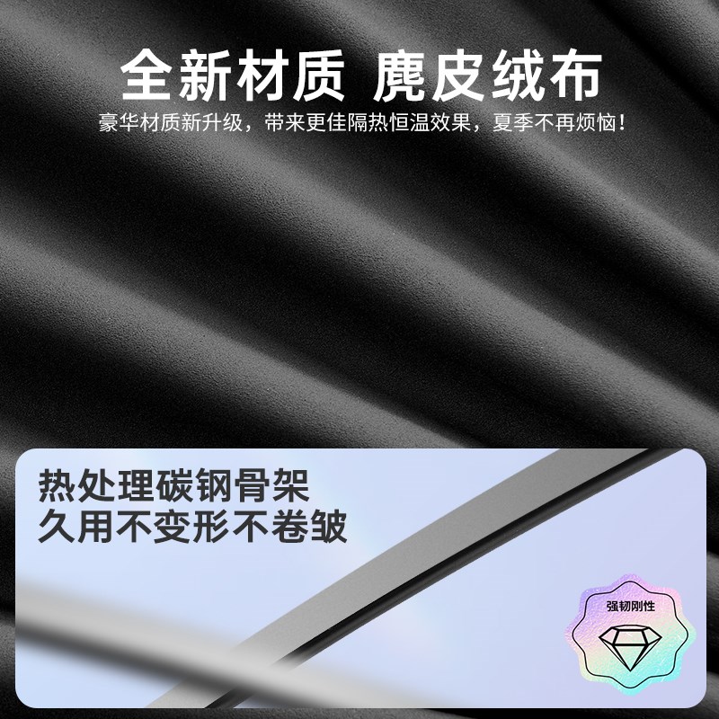 3W适用于蔚来乐道L60天幕遮阳帘天窗隔热冰晶帘车顶防晒遮阳挡