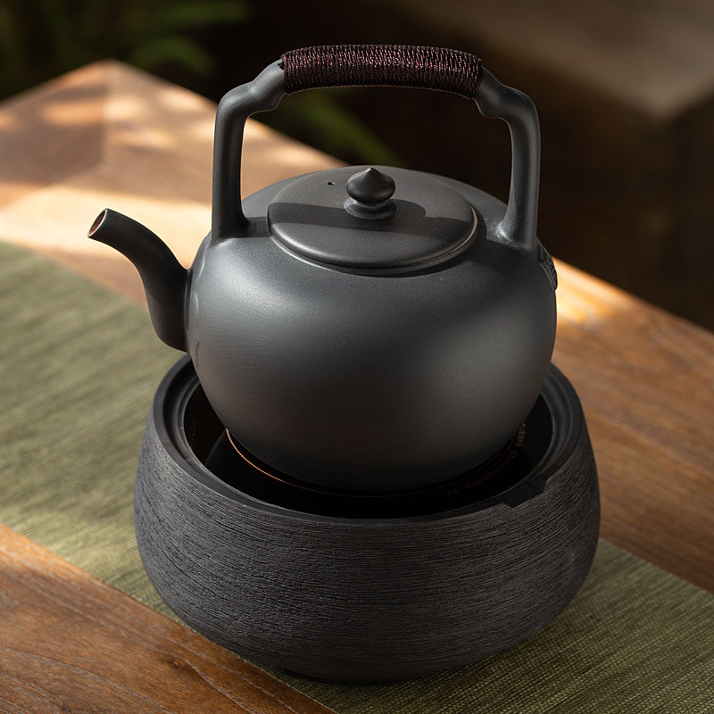 家用台式电陶炉茶炉静音煮茶小型迷你铁壶加热烧水壶煮茶器陶电炉