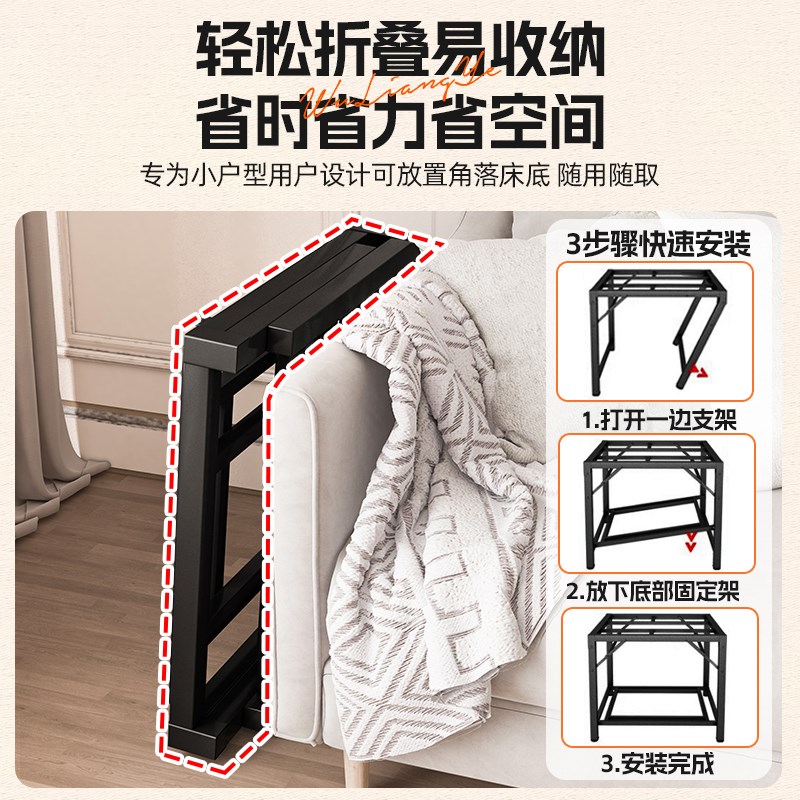 烤火桌子家用新款折叠桌取暖桌方桌不锈钢多功能正方形烤火架餐桌
